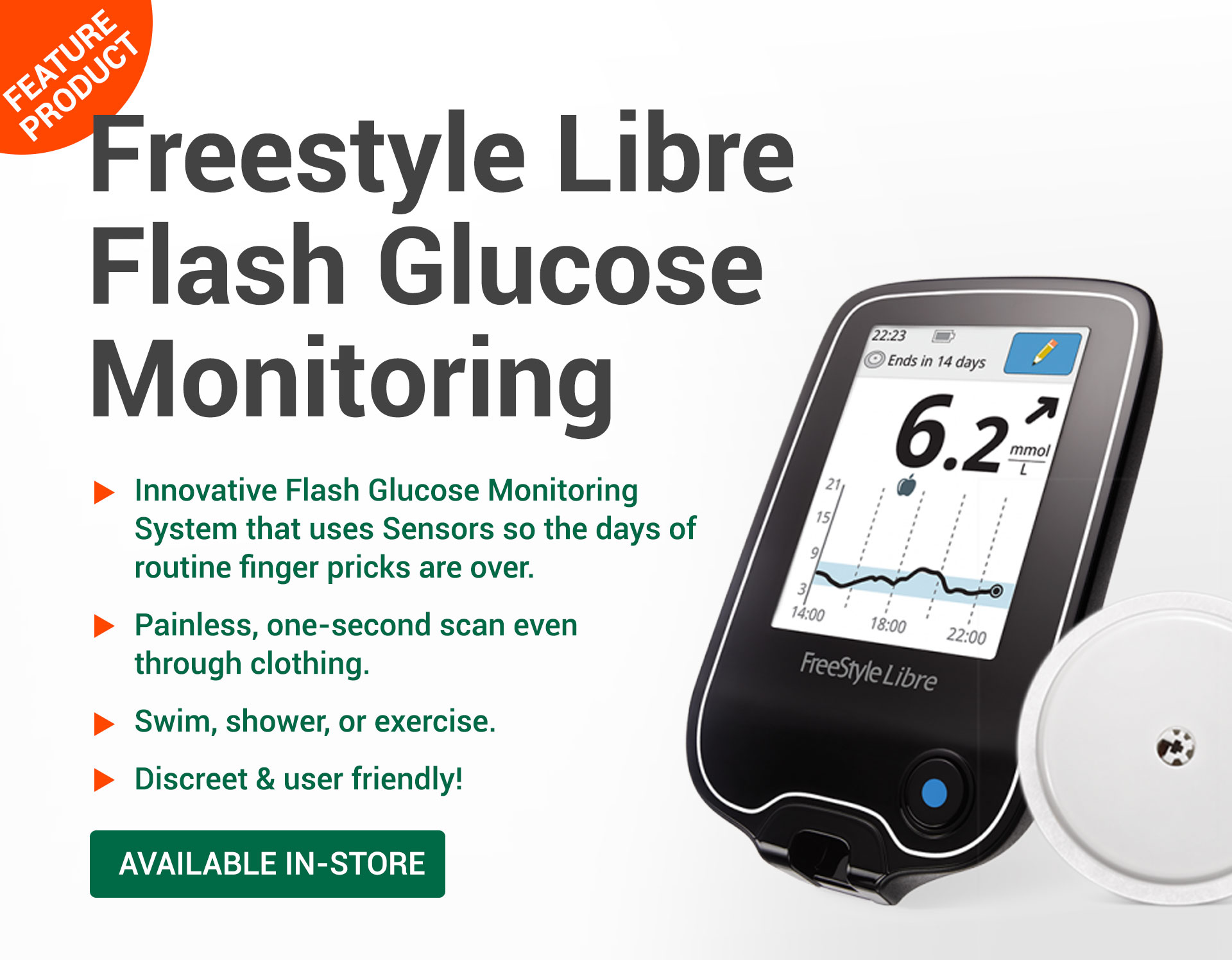 Freestyle Libre Flash Glucose Monitoring