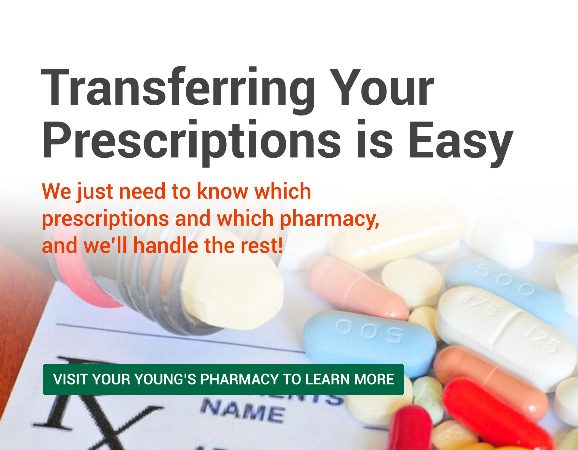 Transferring Your Prescriptions is Easy