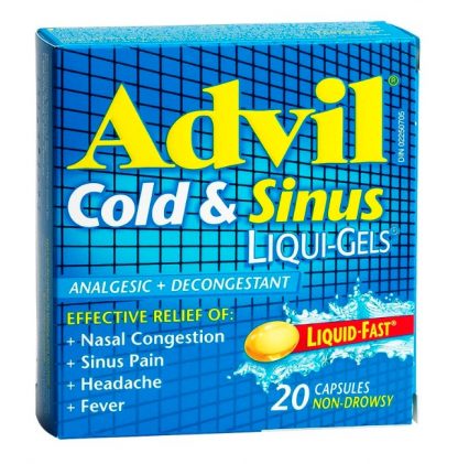 Advil Cold & Sinus 20 Liquid Gels