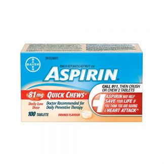 Aspirin Quick Chews 100pk