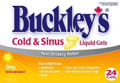 Buckleys Cold & Sinus 24 Liquid Gels