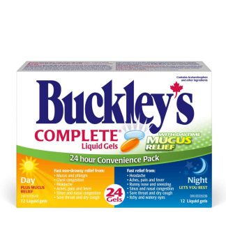 Buckleys Day Night Combo Liquid Gels 12+12