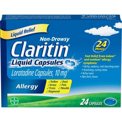 Claritin Non-Drowsy 10mg Liquid Gels 24