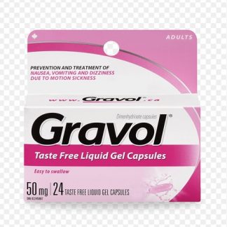 Gravol 50MG 24 Liquid Gels