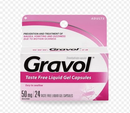 Gravol 50MG 24 Liquid Gels