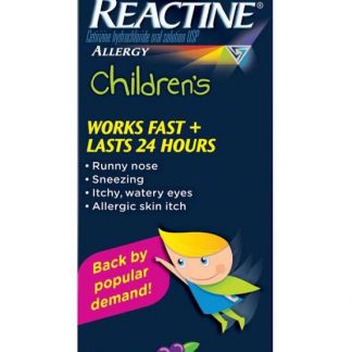 Reactine Childrens Grape 118ML