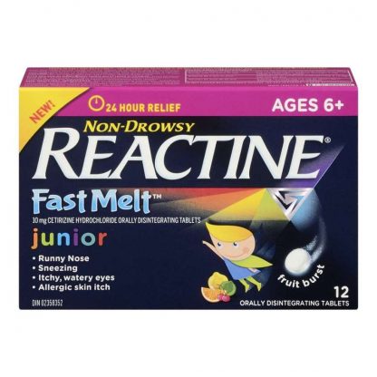 Reactine JR Fast Melt 12 Tablets