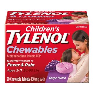 Tylenol Childrens Grape Chew 20
