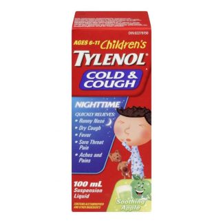 Tylenol Childrens Cold & Cough Nightime Apple 100ML