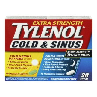 Tylenol Cold & Sinus Convenience Pack 10+10