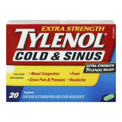 Tylenol Cold & Sinus Extra Strength Non Drowsy 20 Tab