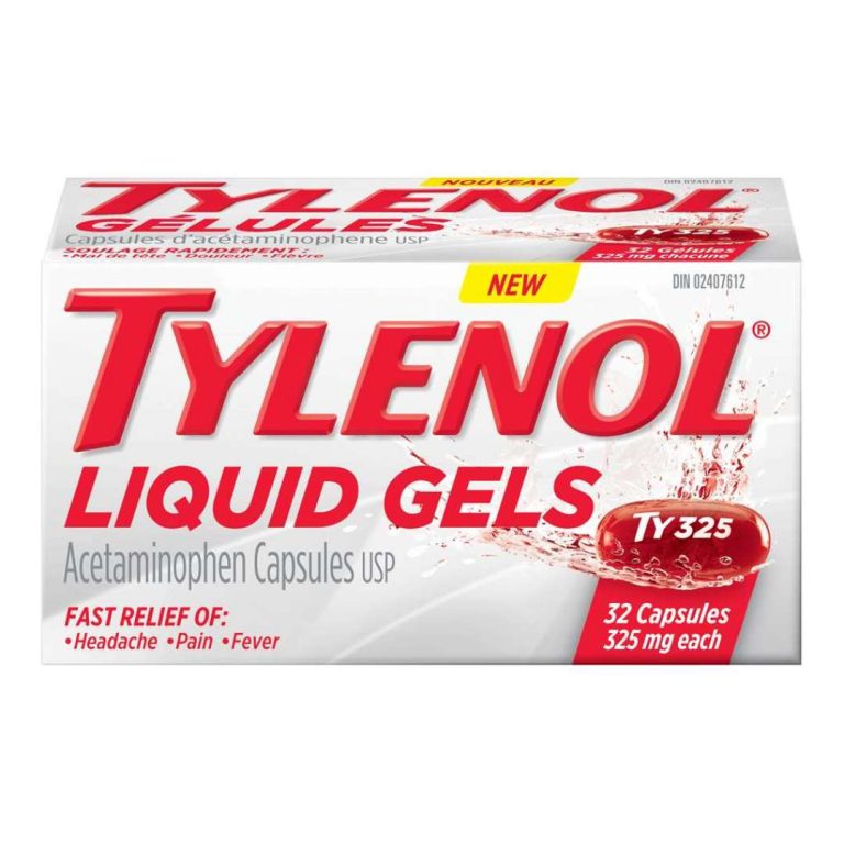 Tylenol Liquid Gels 325MG 32 Young's Pharmacy & Homecare