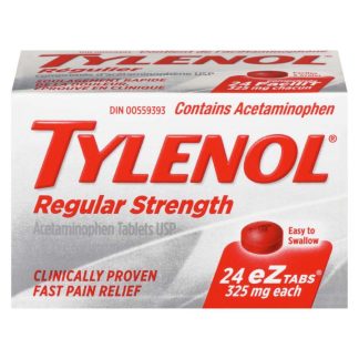 Tylenol Regular 325MG EZ 24 Tab