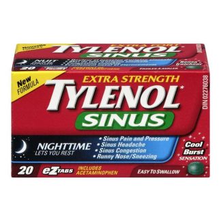 Tylenol Sinus Extra Strength Night 20 EZ Tab
