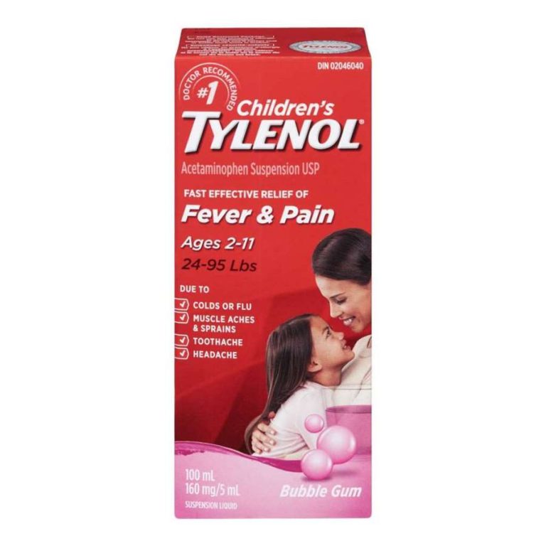 Tylenol Childrens Susp Bubble Gum 100ML Young's Pharmacy & Homecare