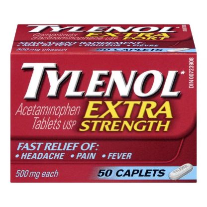 Tylenol Extra Strength Caps 50