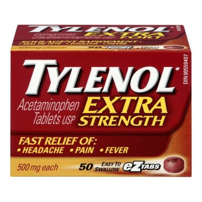 Tylenol Extra Strength Tabs 50