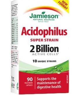 Jamieson Vitamins Acidophilus Probiotics 2 Billion 90 Cap