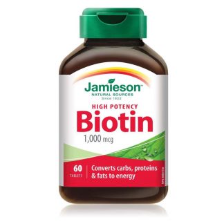 Jamieson Vitamin Biotin 1000MCG 100 Tab