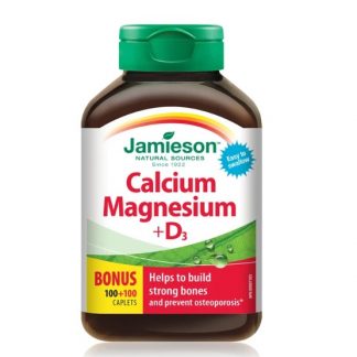 Jamieson Vitamin Calcium Magnesium +D3 Bonus Size 100+100 Cap