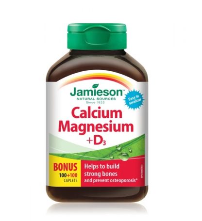 Jamieson Vitamin Calcium Magnesium +D3 Bonus Size 100+100 Cap