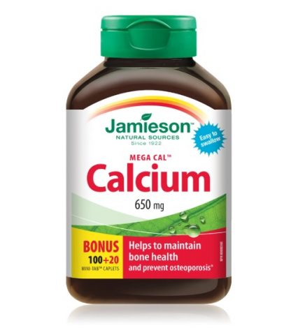 Jamieson Vitamin Calcium ? Mega Cal 650MCG 100+100 Cap