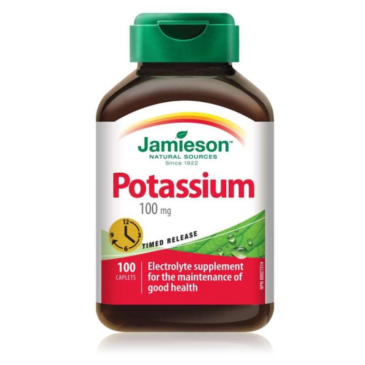 Jamieson Vitamin Potassium 100MG 100 Cap Young's Pharmacy & Homecare