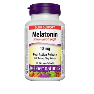 Webber Naturals Vitamin Melatonin 10MG 60 Tab