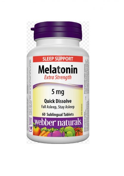 Webber Naturals Vitamin Melatonin 5MG 144 Tab