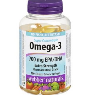 Webber Naturals Vitamin Omega-3 700MG 100 Softgels